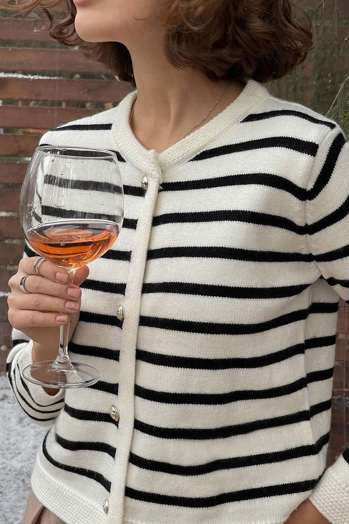 Kylie™ Parisian Stripe Cardigan