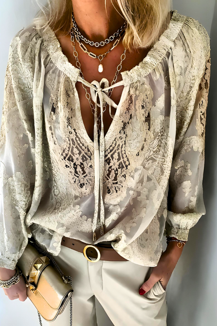 JILL - CROCHET BOHO BLOUSE