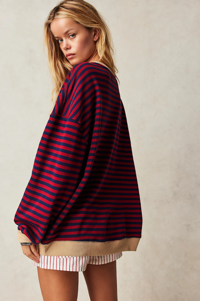Madeleine™ Relaxed Stripe Pullover