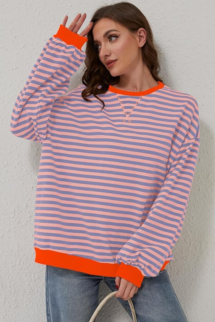 Madeleine™ Relaxed Stripe Pullover