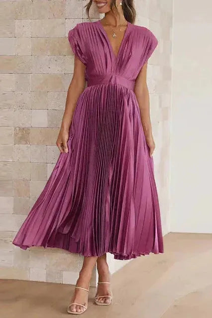 Josephine™ Regal Pleated Dress