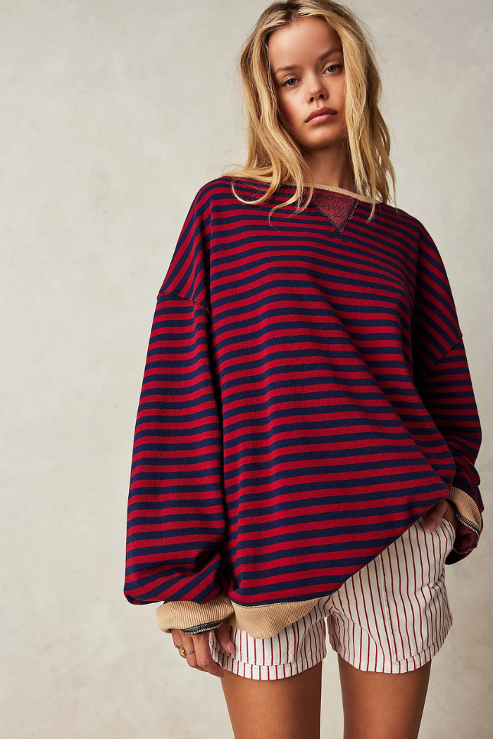 Madeleine™ Relaxed Stripe Pullover