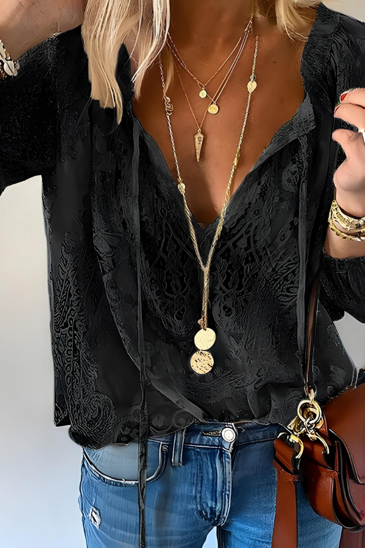 JILL - CROCHET BOHO BLOUSE