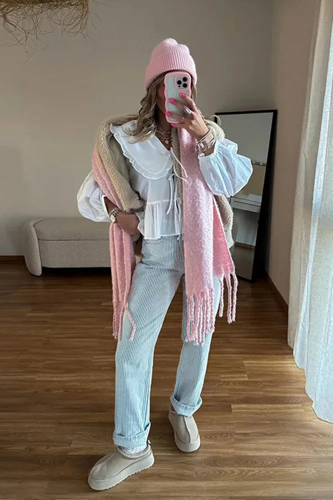 LanternElegance Lace Blouse