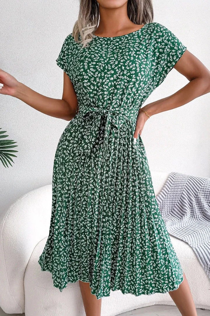 Estelle™ Floral Pleated Dress
