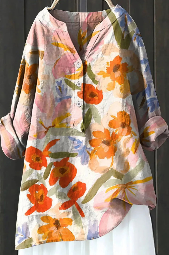JULIETTE | BLOUSE WITH FLORAL PRINT