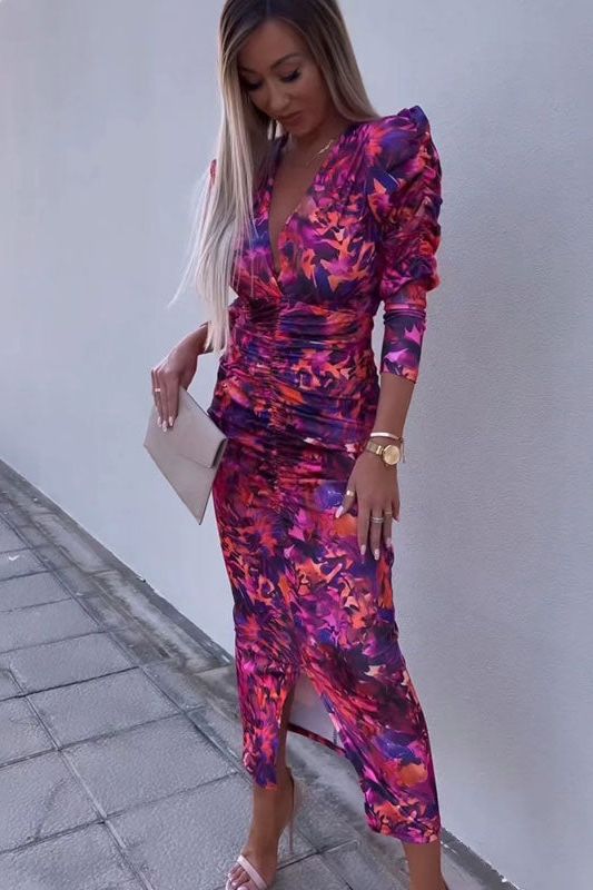 Shania™ Figure-Hugging Maxi Dress
