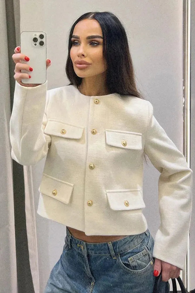 Eloise™ Chic Button-Up Jacket