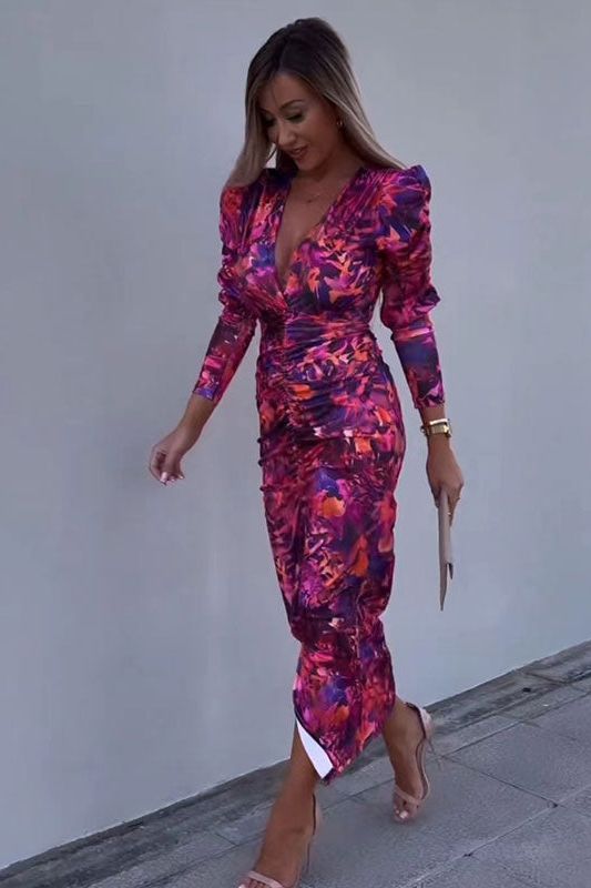 Shania™ Figure-Hugging Maxi Dress