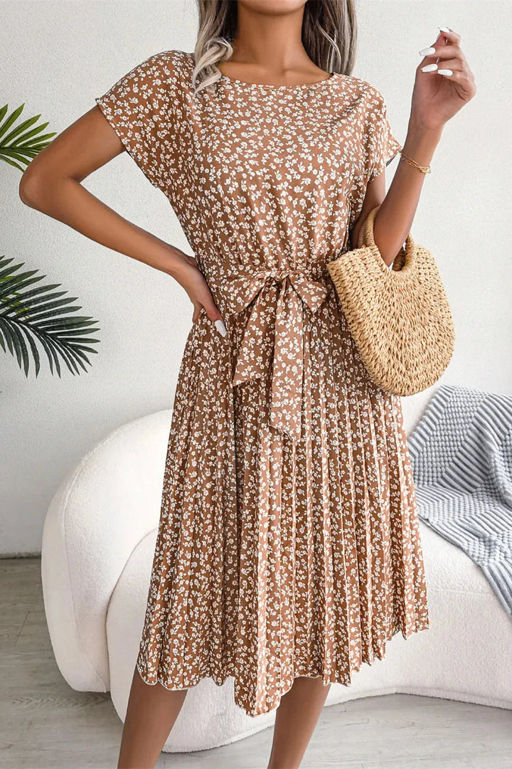Estelle™ Floral Pleated Dress
