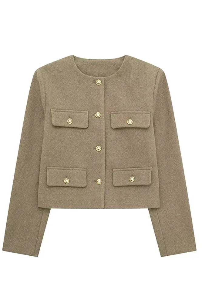 Eloise™ Chic Button-Up Jacket