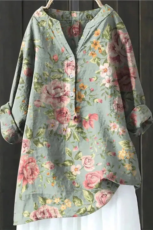 JULIETTE | BLOUSE WITH FLORAL PRINT