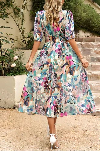 Lyra™ Modern Graphic Dress