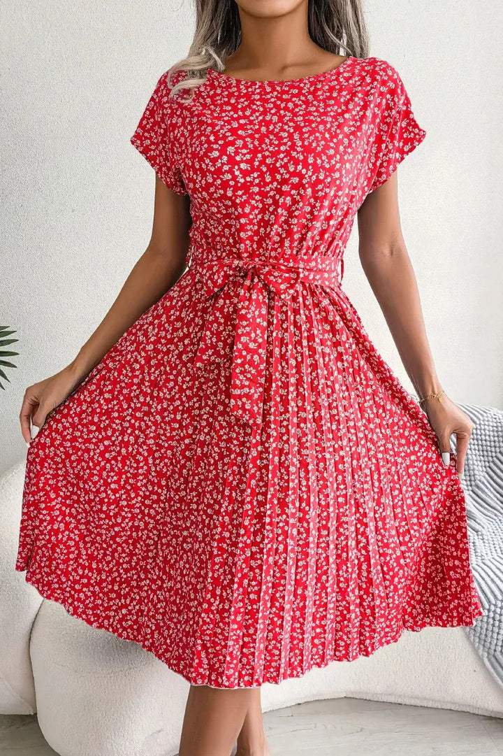 Estelle™ Floral Pleated Dress