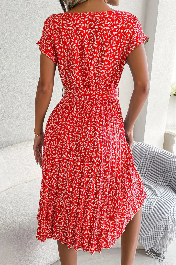 Estelle™ Floral Pleated Dress