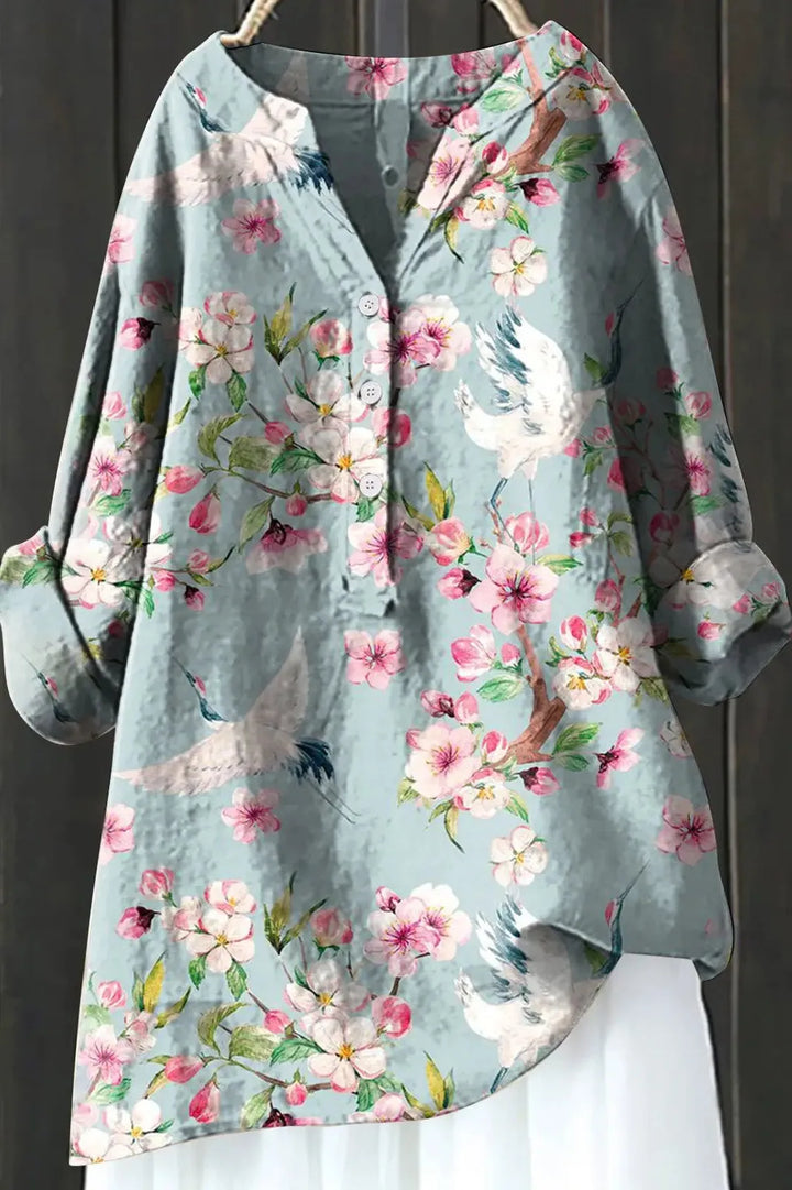JULIETTE | BLOUSE WITH FLORAL PRINT