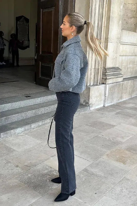 Meghan™ Sleek Cropped Coat