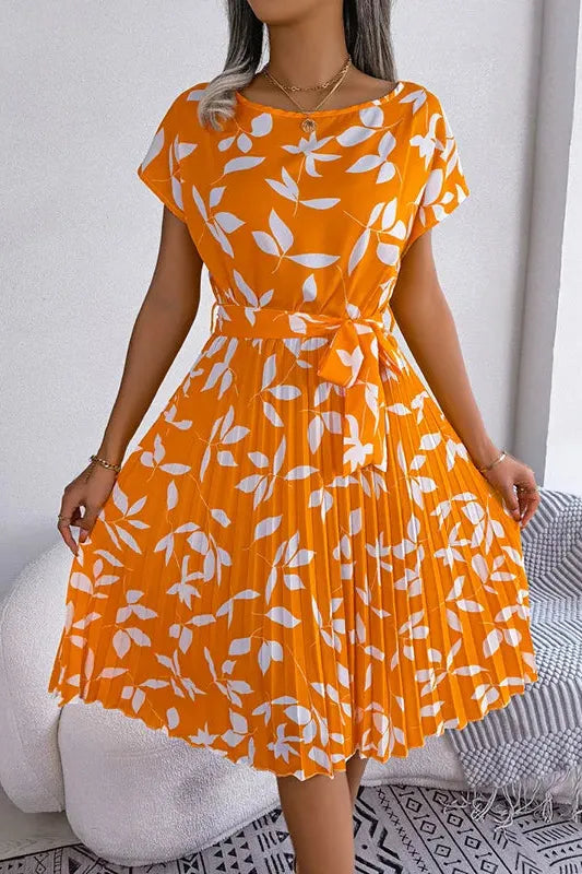 Estelle™ Floral Pleated Dress