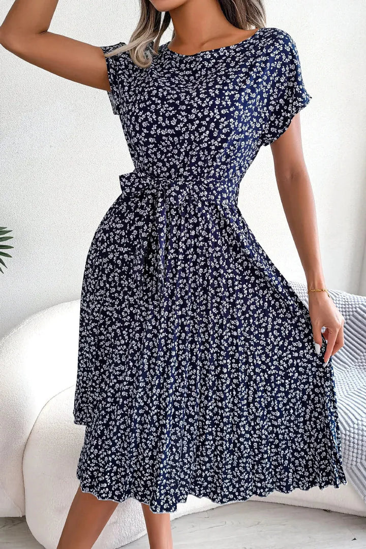 Estelle™ Floral Pleated Dress