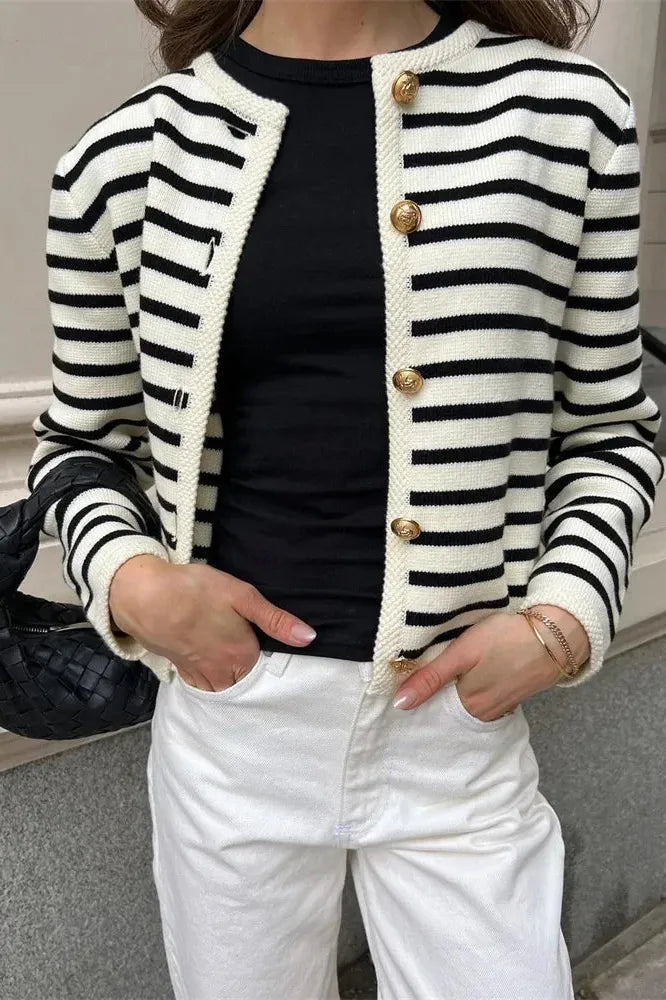 Kylie™ Parisian Stripe Cardigan