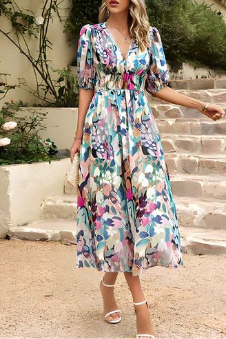 Lyra™ Modern Graphic Dress