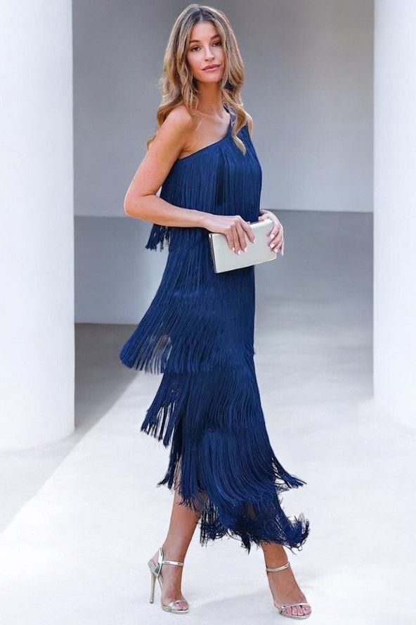 Hailey™ Fringed Showstopper Dress